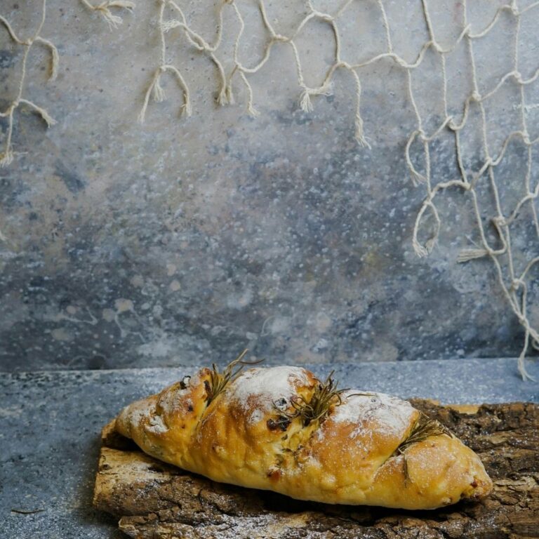 bread with fishing net